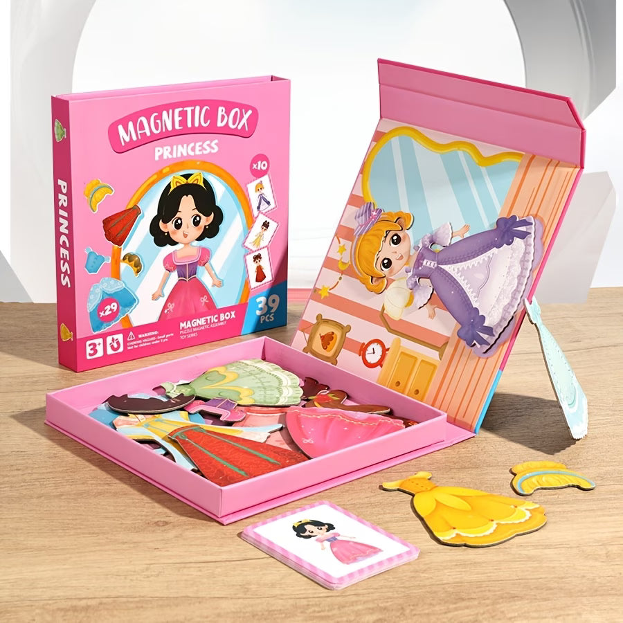 Magnetisch prinsessen puzzelboek