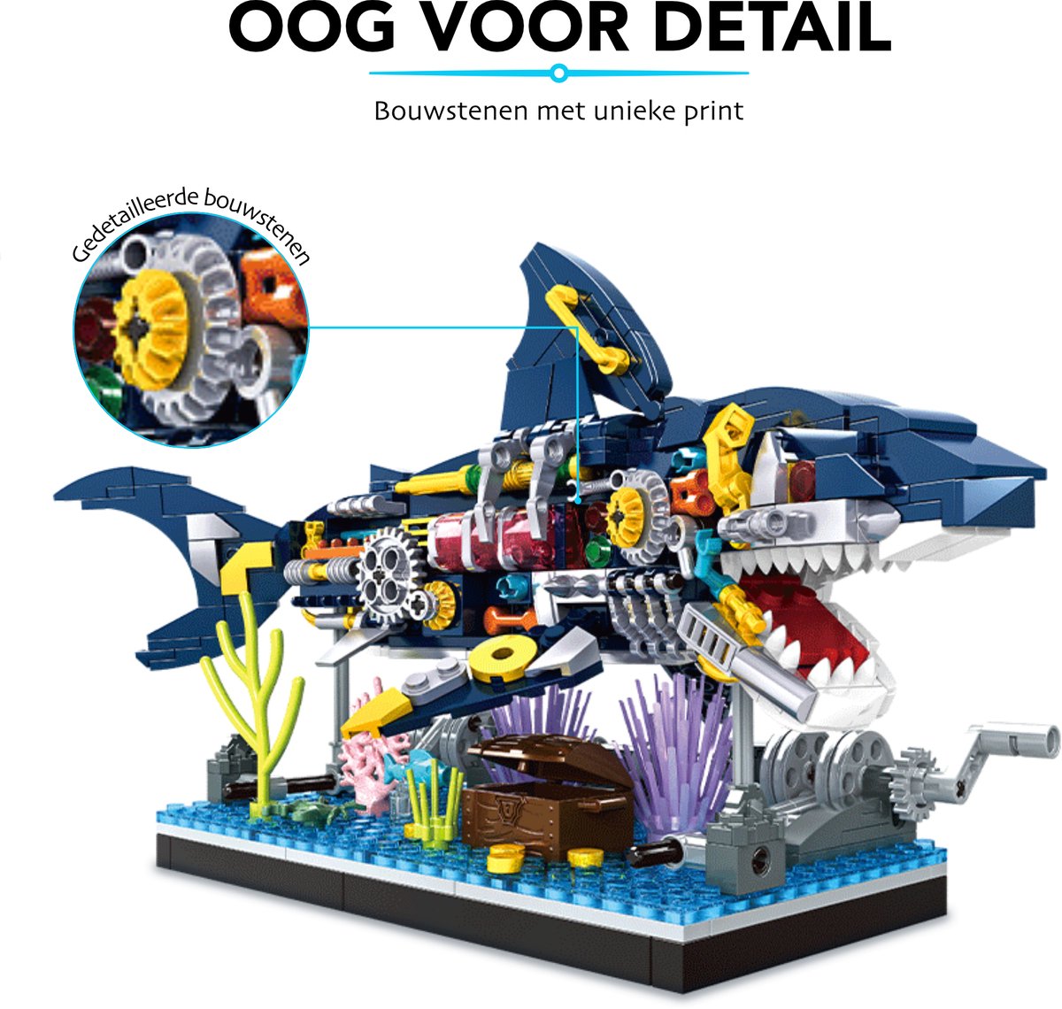Mechanische Haai Speelgoed Set