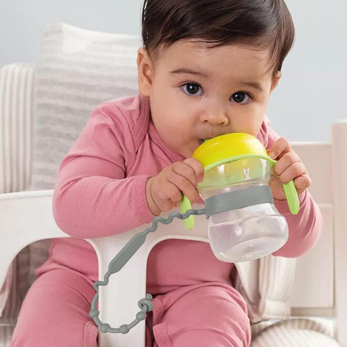 3 Stuks - Siliconen speelgoedriempjes voor kinderwagens