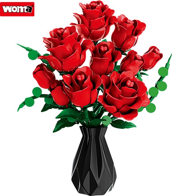 Rozen BIoemen Boeket bouwset