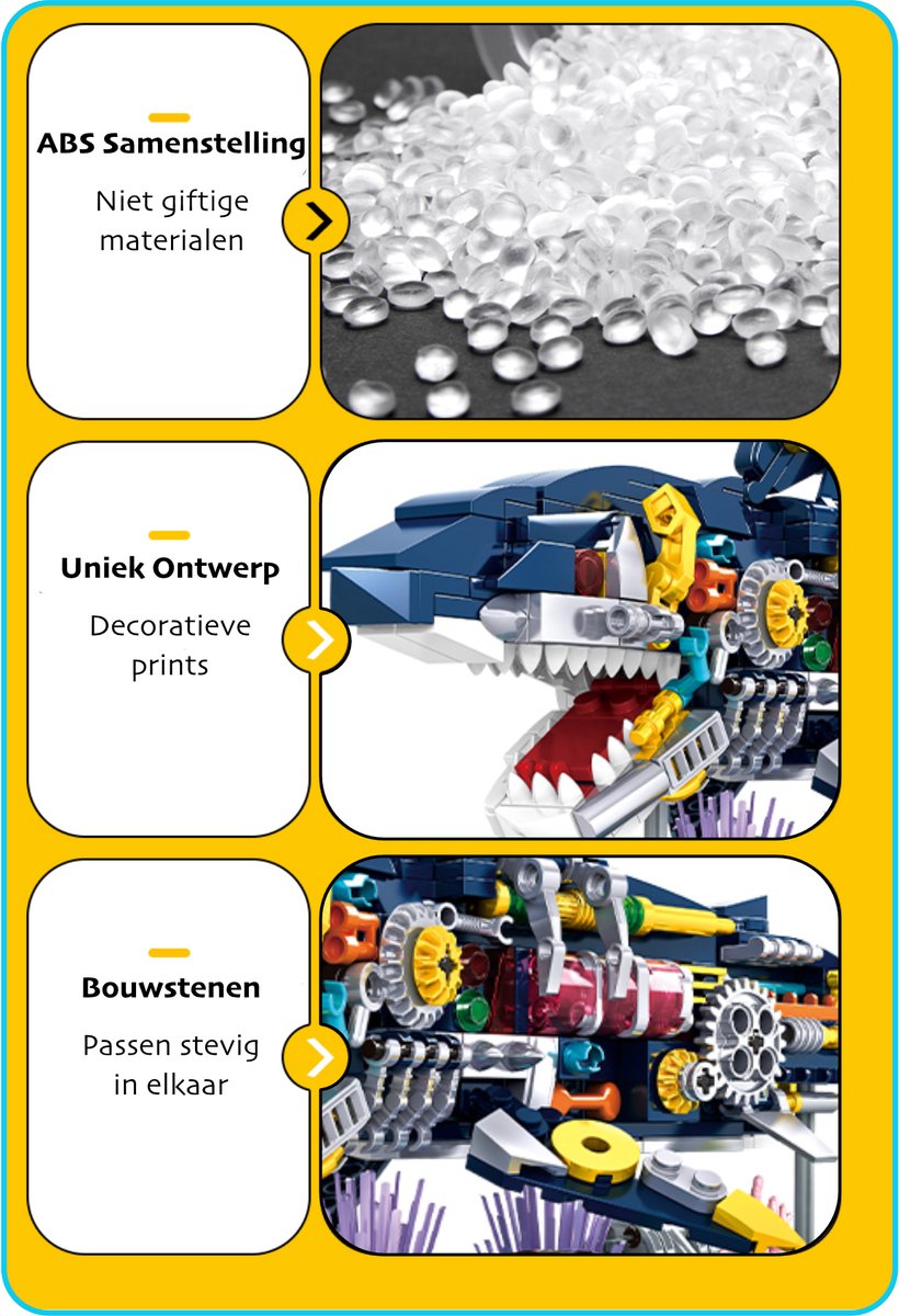 Mechanische Haai Speelgoed Set