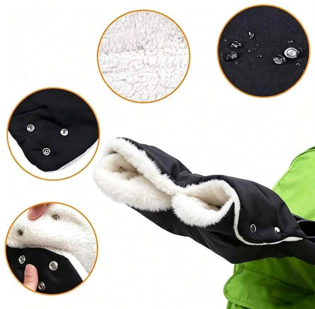 Warme kinderwagen handschoenen