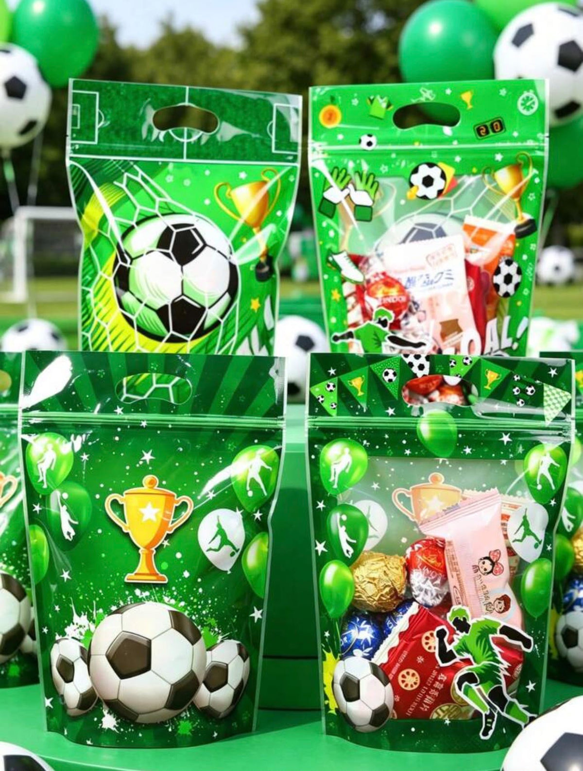 25 Stuks cadeautasjes – Thema Geschenkzakjes – Feestzakjes voor Verjaardag, Bruiloft & Babyshower