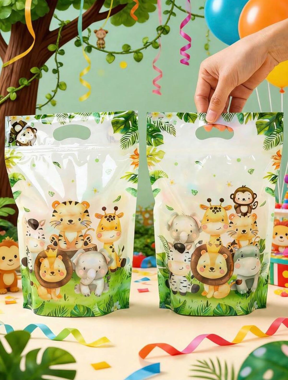 25 Stuks cadeautasjes – Thema Geschenkzakjes – Feestzakjes voor Verjaardag, Bruiloft & Babyshower