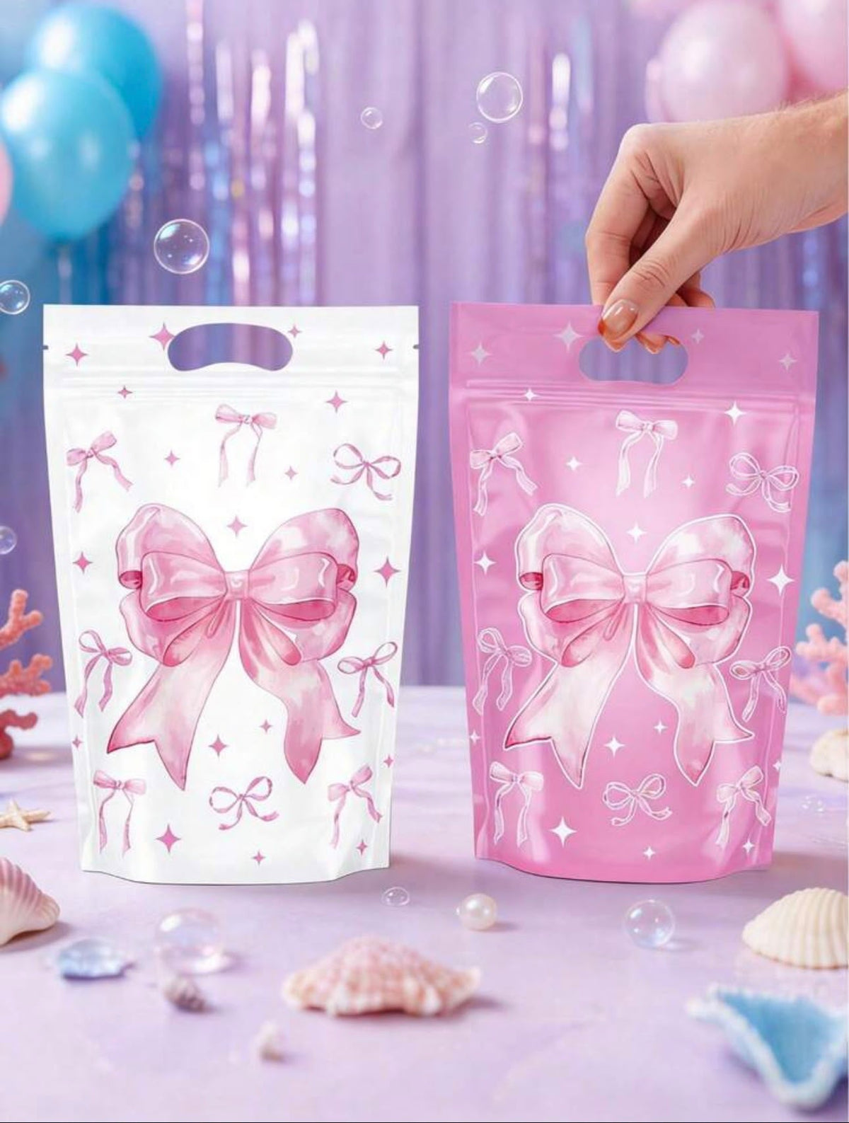 25 Stuks cadeautasjes – Thema Geschenkzakjes – Feestzakjes voor Verjaardag, Bruiloft & Babyshower